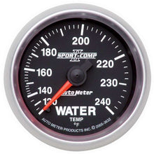 Load image into Gallery viewer, 2-1/16in S/C II Water Temp. Gauge 120-240