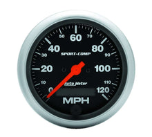 Load image into Gallery viewer, 3-3/8in Sport Comp. Elec. 120MPH Speedometer