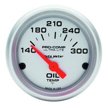 Load image into Gallery viewer, Ultra-Lite 2-1/16 Oil Temp. 140-300 F. Elect.
