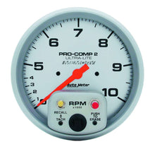 Load image into Gallery viewer, 5in Dual Range Tach W/Mem.
