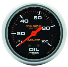 Load image into Gallery viewer, 0-100 Oil Pressure Gauge