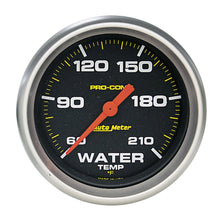 Load image into Gallery viewer, Pro Comp 2-5/8in Water Temp 60-210 Mech.