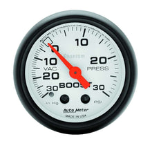 Load image into Gallery viewer, 2-1/16in Phantom Boost / Vacuum Gauge
