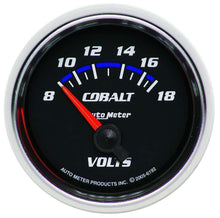 Load image into Gallery viewer, 2-1/16in C/S Voltmeter Gauge 8-18 Volts