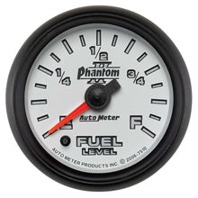 Load image into Gallery viewer, 2-1/16in P2/S Fuel Level Gauge