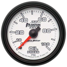 Load image into Gallery viewer, 2-1/16in P/S II Oil Pressure Gauge 0-100psi