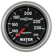 Load image into Gallery viewer, 2-5/8 SC II Water Temp Gauge 120-240 Degrees