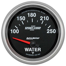 Load image into Gallery viewer, S/C II Water Temp Gauge 2-5/8 100-250F Electric