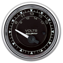 Load image into Gallery viewer, 2/16 Chrono Chrome Gauge Voltmeter 18-Volt