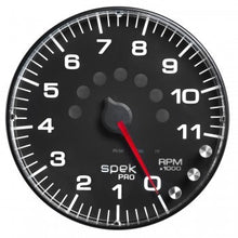 Load image into Gallery viewer, Spek-Pro 5in Tach w/ Shift Light &amp; Peak Mem.