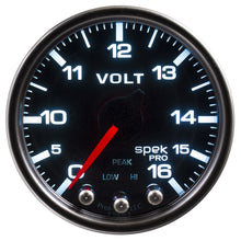 Load image into Gallery viewer, Spek-Pro Voltmeter Gauge 0-16 Volt 2-1/16