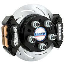 Strange Pro II Stainless DDM Dual Rear Brake Kit | For Late Big Ford / Torino Housing Ends | 2S Rotors, 4 Piston Calipers & DTC-30 Brake Pads