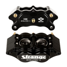 Strange Evolution Dynamic Drive Mount Front Brake Kit | 1998-2002 Camaro & Firebird – Reuses OEM Hubs | Evolution S Rotors, 4 Piston Billet Evolution 4 Calipers | With DTC-30 Semi Metallic Pads