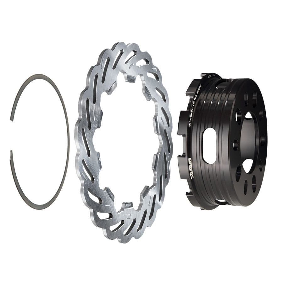 Strange Evolution Dynamic Drive Mount Front Brake Kit | 1993-2002 Camaro & Firebird – 4 3/4″ B.C. | Evolution S Rotors, 4 Piston Billet Evolution 4 Calipers | With DTC-30 Semi Metallic Pads