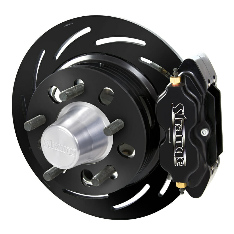 Strange Pro II H/D Front Brake Kit | ’88-’98 Chevy C1500 Pickup With OEM Disc Brake Spindles | 2 Pc Rotors, 4 Piston Calipers & DTC-30 Brake Pads