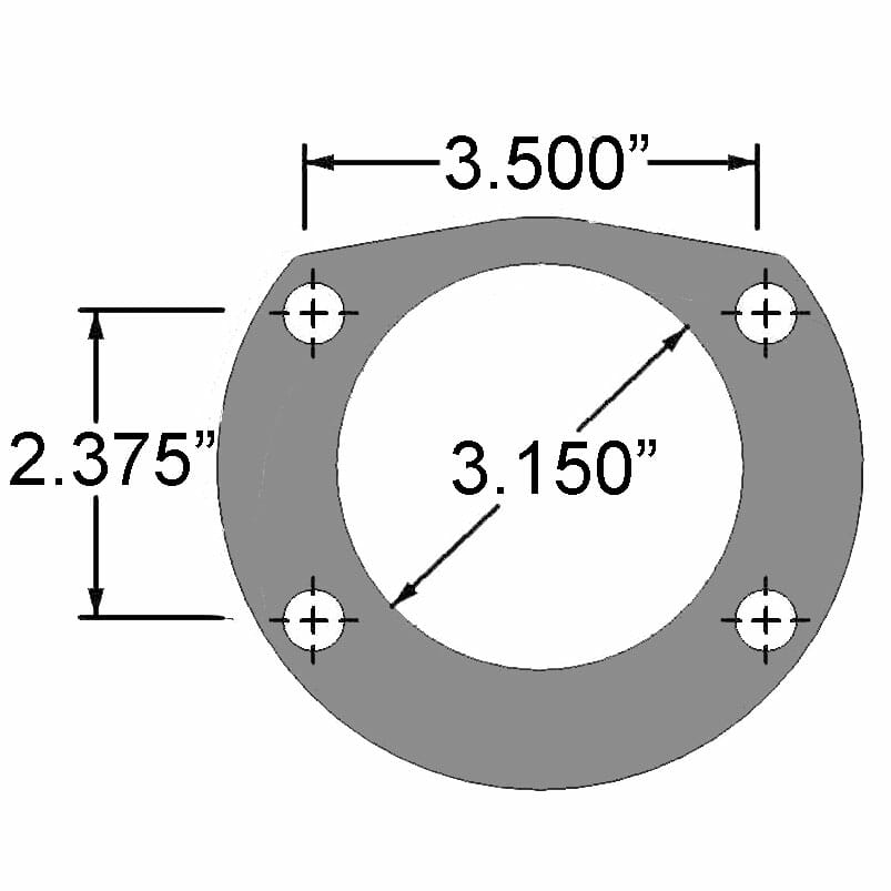Strange Evolution Dynamic Drive Mount Rear Brake Kit | For Big Ford / Early Big Ford Housing Ends | Evolution S Rotors, 4 Piston Billet Evolution 4 Calipers | With DRM-35 Metallic Pads