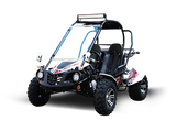 TrailMaster Blazer 200EX EFI Buggy Go Kart, LED Light Bar, Windshield Included
