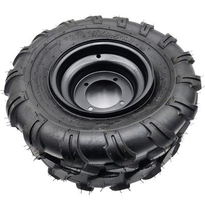 MotoTec Bull 125cc Rear Left Wheel 18x9.50-8