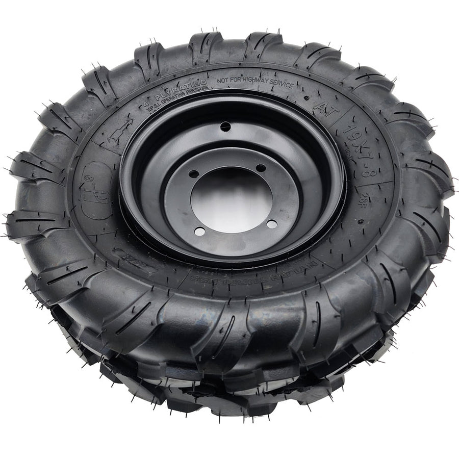 MotoTec Bull 125cc Front Right Wheel 19x7-8 - view 2