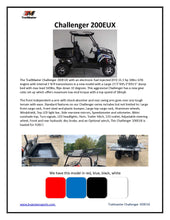 Load image into Gallery viewer, Trailmaster Challenger 200EUX EFI, The Ultimate Challenger Cross Over. Automatic, Low End Torque, Racks and Light Bar included