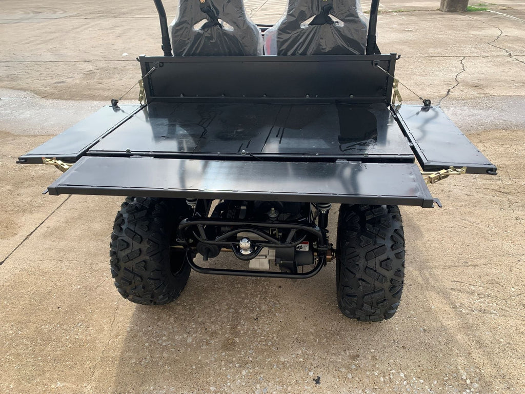TrailMaster Challenger 200U Back Woods UTV - 168.9cc 11.1HP Engine, Automatic, Front Cargo Rack, Rear Dump Bed, Suitable for Ages 16 & Older