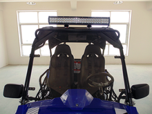 Load image into Gallery viewer, TrailMaster Challenger 200X UTV / Go kart Youth and Adult  adjustable Steering Wheel and Seat, Wind Shield, Light Bar