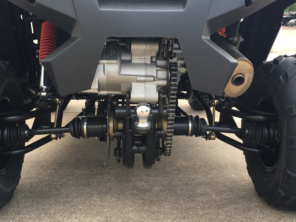 Trailmaster Challenger 300E EFI UTV / side-by-side, 52 Inch Wide, High Back Seats, CVT trans, Intergrated Hitch, Cargo Area, Bimini Top