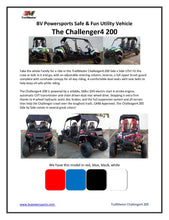 Load image into Gallery viewer, TrailMaster Challenger 4-200 4 seater UTV side-by-side Deluxe Extended Model for Adults &amp; Teens