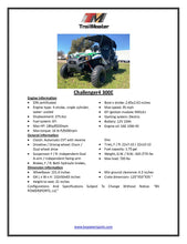 Load image into Gallery viewer, TrailMaster Challenger 4-300 EFI, Automatic, Fuel Injected, 52 Inches Wide, Water Cooled, Solid Live Rear Axle