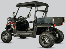 TrailMaster Challenger 200EUX UTV Side-by-Side, Front Cargo Rack, Rear Dump Bed, Deluxe Alloy Wheels, LED Light Bar