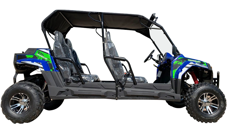 TrailMaster Challenger 200EX EFI 4-Seater UTV Side by Side Go Kart