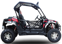 TrailMaster Challenger 200X Go Kart UTV Side by Side, with Alloy Wheels, Windshield and LED Light Bar