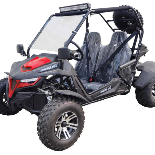 TrailMaster Cheetah 200X Go Kart (Special) CVT Automatic with Reverse, Alloy Wheels, Windshield