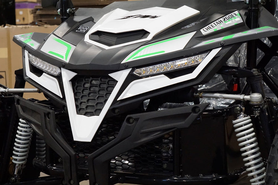 TrailMaster Cheetah 200EX EFI Go Kart CVT Automatic with Reverse, Alloy Wheels, Windshield