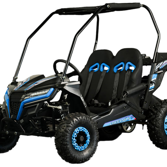 TrailMaster Cheetah-6 Go Kart, 5.5hp Electric Start, Remote Start/Kill with Reverse, Kids Ages 4-9