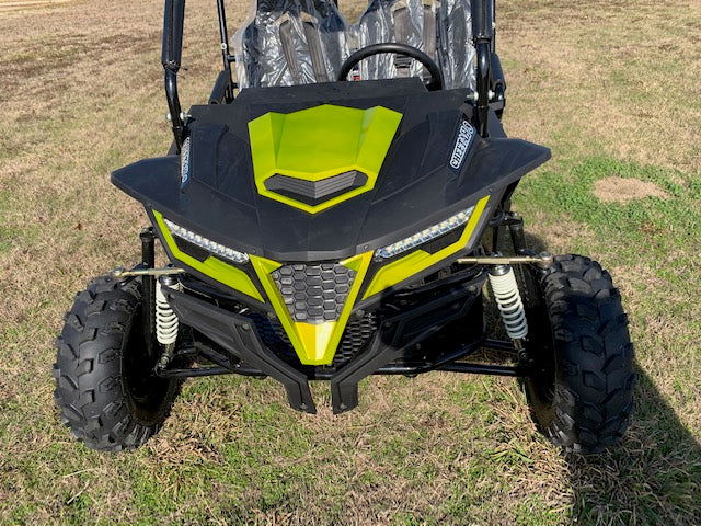 TrailMaster Cheetah 8 Mid-Sized Go Kart - 7.5hp, Torque Converter, Electric Start, Automatic with Reverse, Ages 12 and up