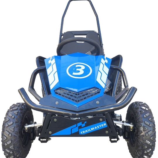 TrailMaster Cheetah i3 Kids Electric Mini Go Kart, 3-Speed settings, with Reverse, Kids Ages 4-9