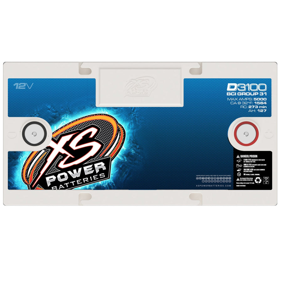 XS Power D3100 Group 31 12V AGM Battery
