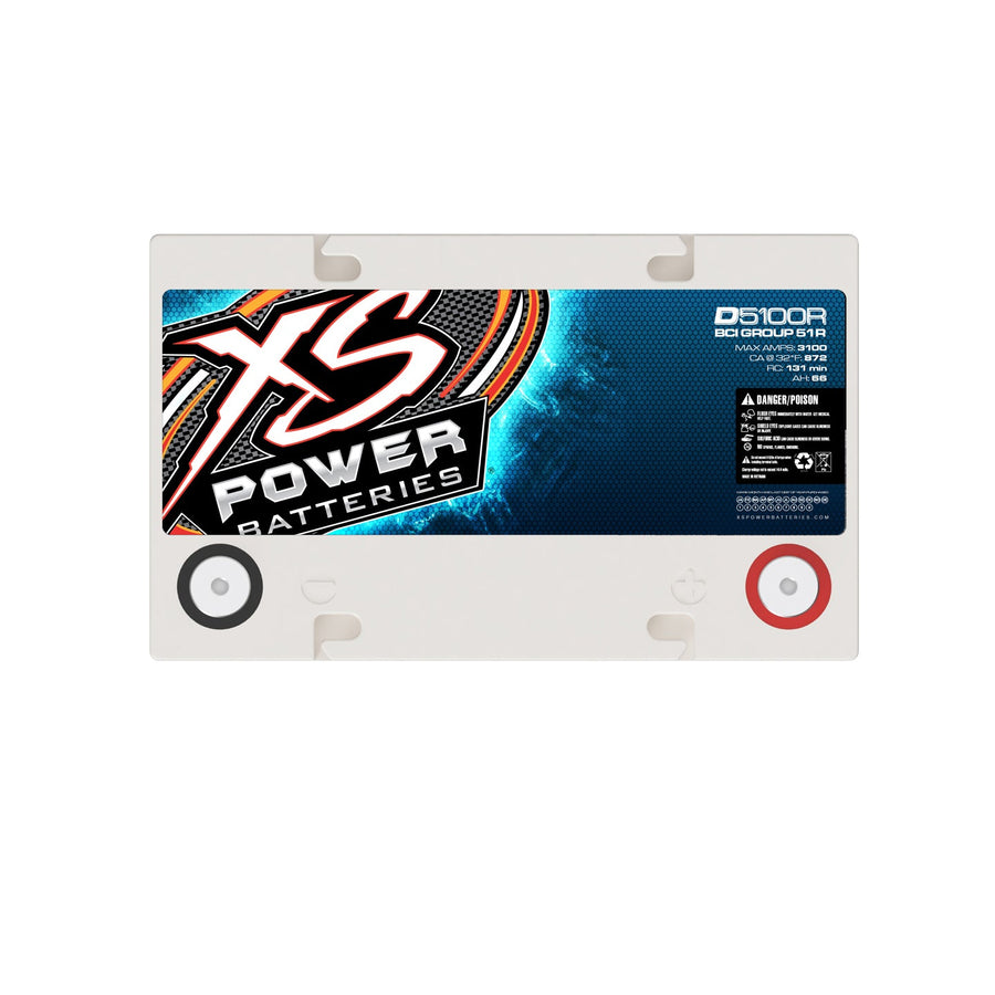 XS Power D5100R Group 51R 12V AGM Battery