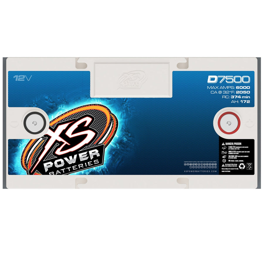 XS Power D7500 Group GC12 12V AGM Battery