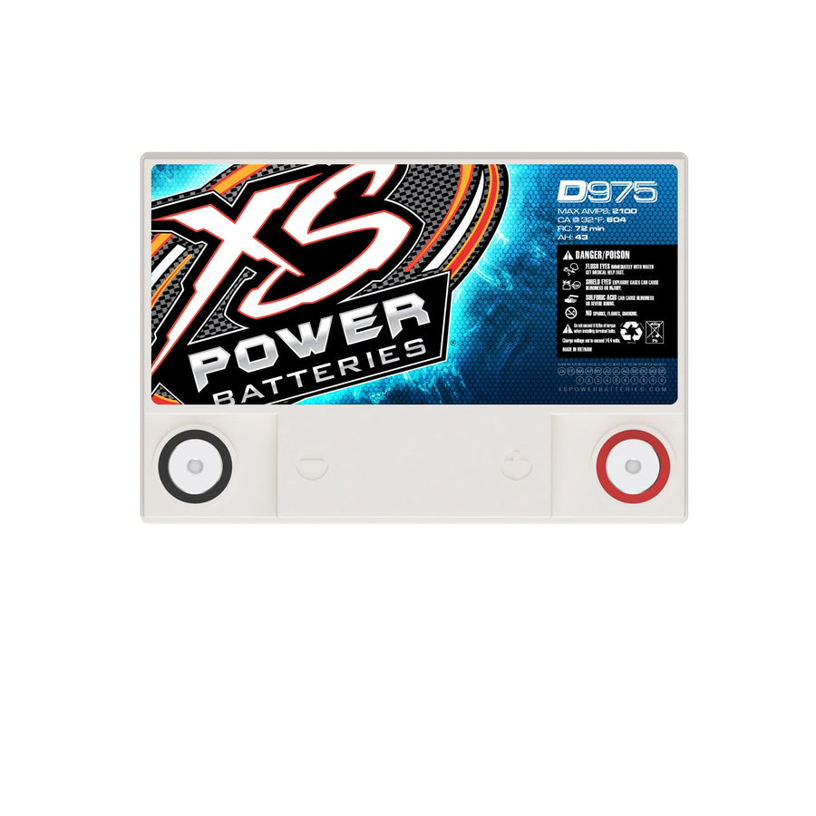 XS Power D975 Group U1R 12V AGM Battery