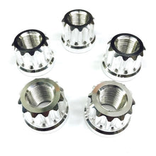 Load image into Gallery viewer, Billet Aluminum 12pt Lug Nuts 5/8in Polished 5pk
