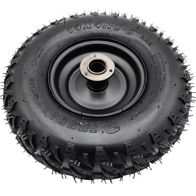 E-Bully Front Right Full Wheel 14x4.10-6