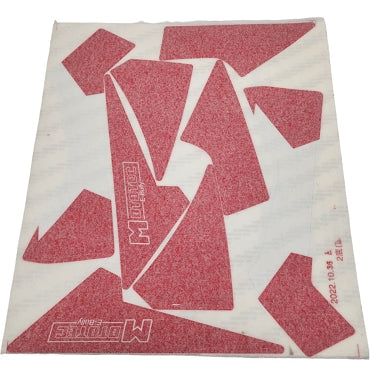 MotoTec E-Bully 36v Sticker Kit Red