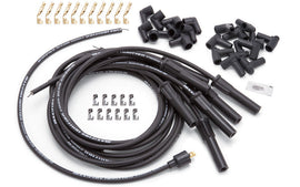 Max Fire Plug Wire Set w/Str Flex Boots Black