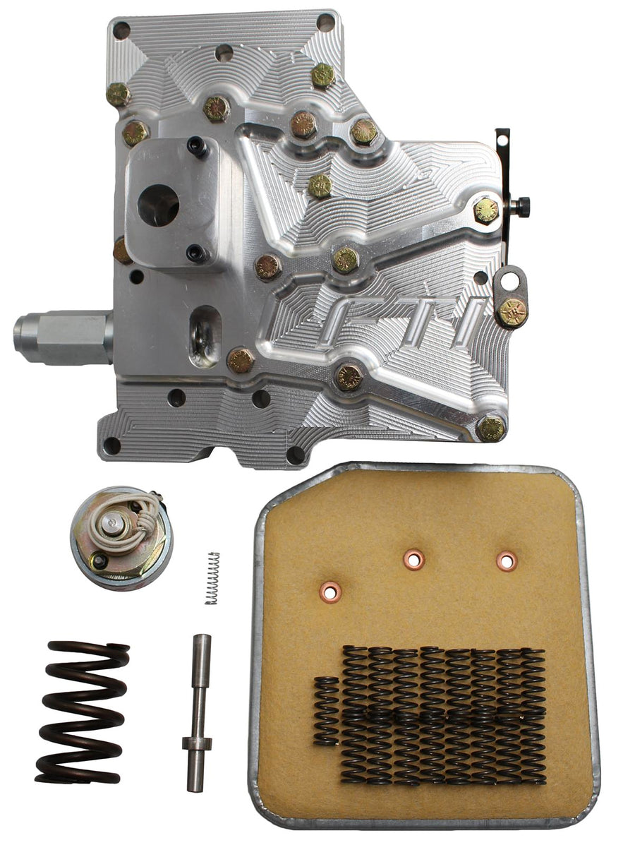 billet powerglide transbrake valve body kit aluminum solenoid springs