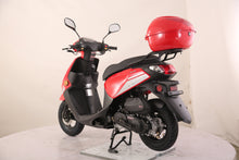 TrailMaster Flash 50cc Street Scooter, CVT Automatic, LED Lights, Rear Trunk Included, Ships Fully Assembled