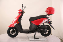 TrailMaster Flash 50cc Street Scooter, CVT Automatic, LED Lights, Rear Trunk Included, Ships Fully Assembled