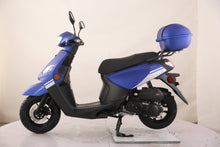 TrailMaster Flash 50cc Street Scooter, CVT Automatic, LED Lights, Rear Trunk Included, Ships Fully Assembled