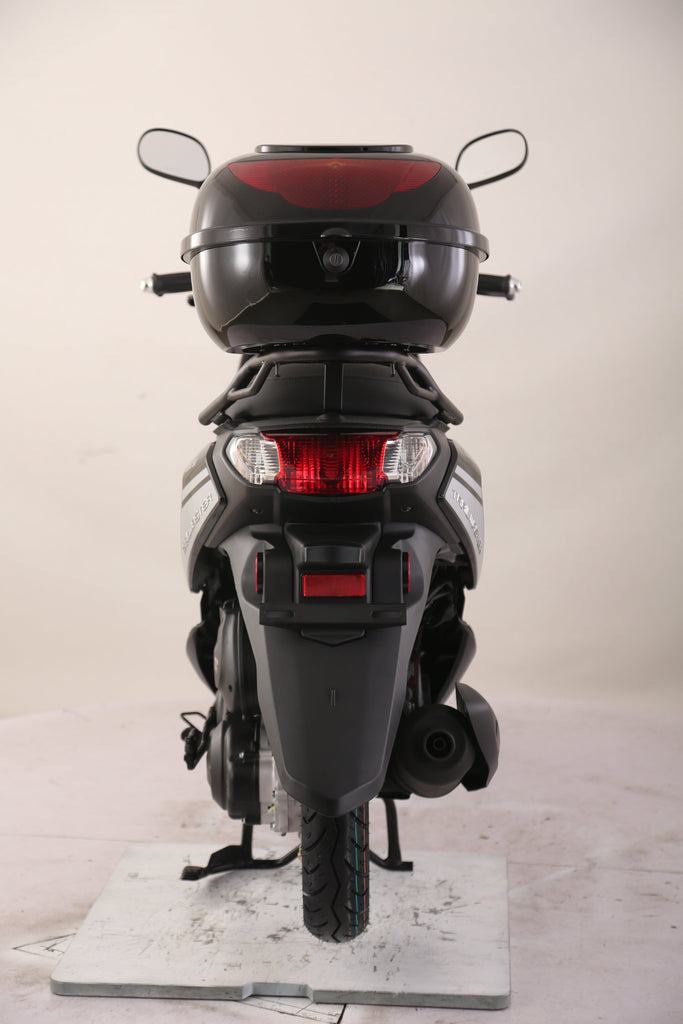 TrailMaster Flash 50cc Street Scooter, CVT Automatic, LED Lights, Rear Trunk Included, Ships Fully Assembled